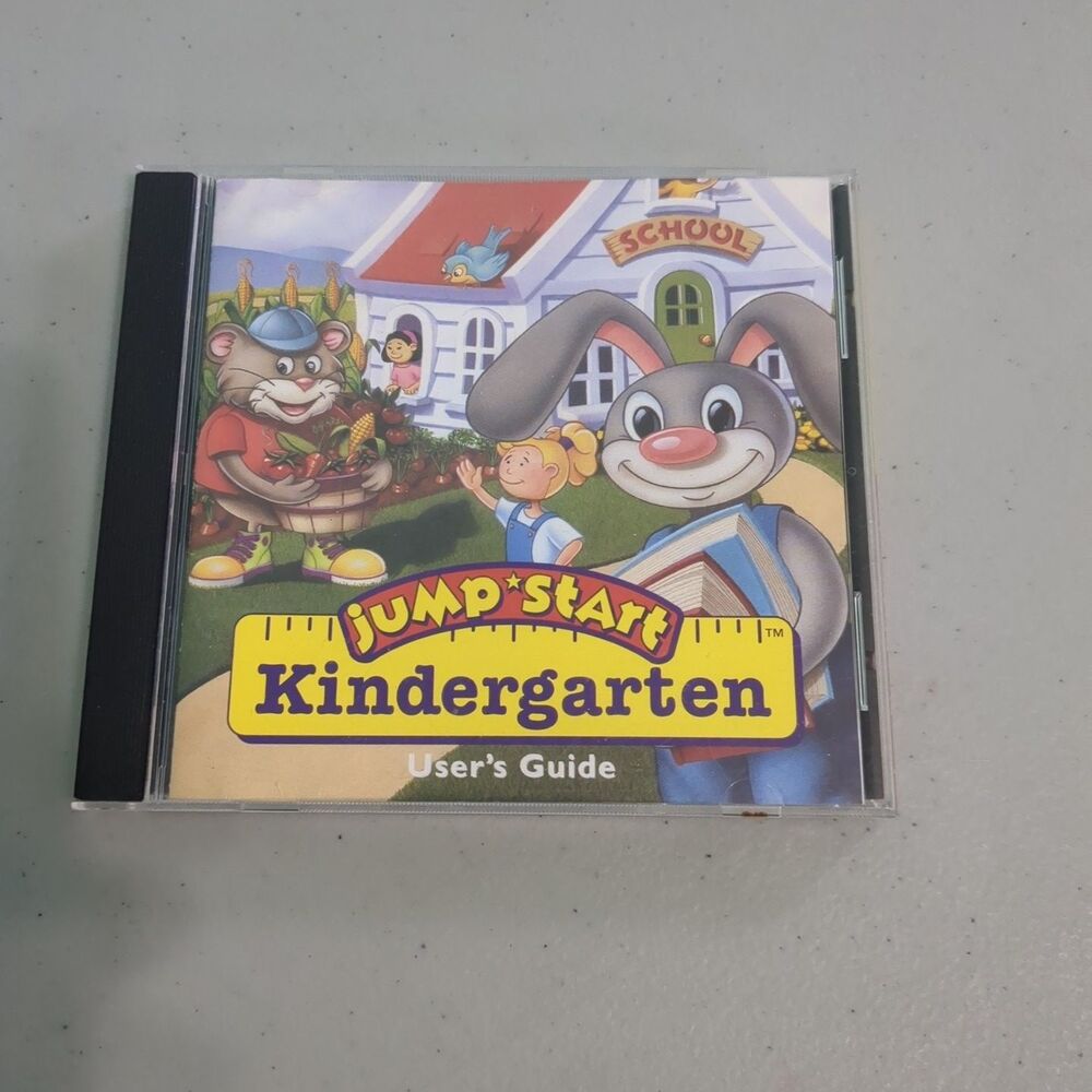 Jump Start Kindergarten User's Guide CD-ROM Game Learning System (PC/Mac, 1995)